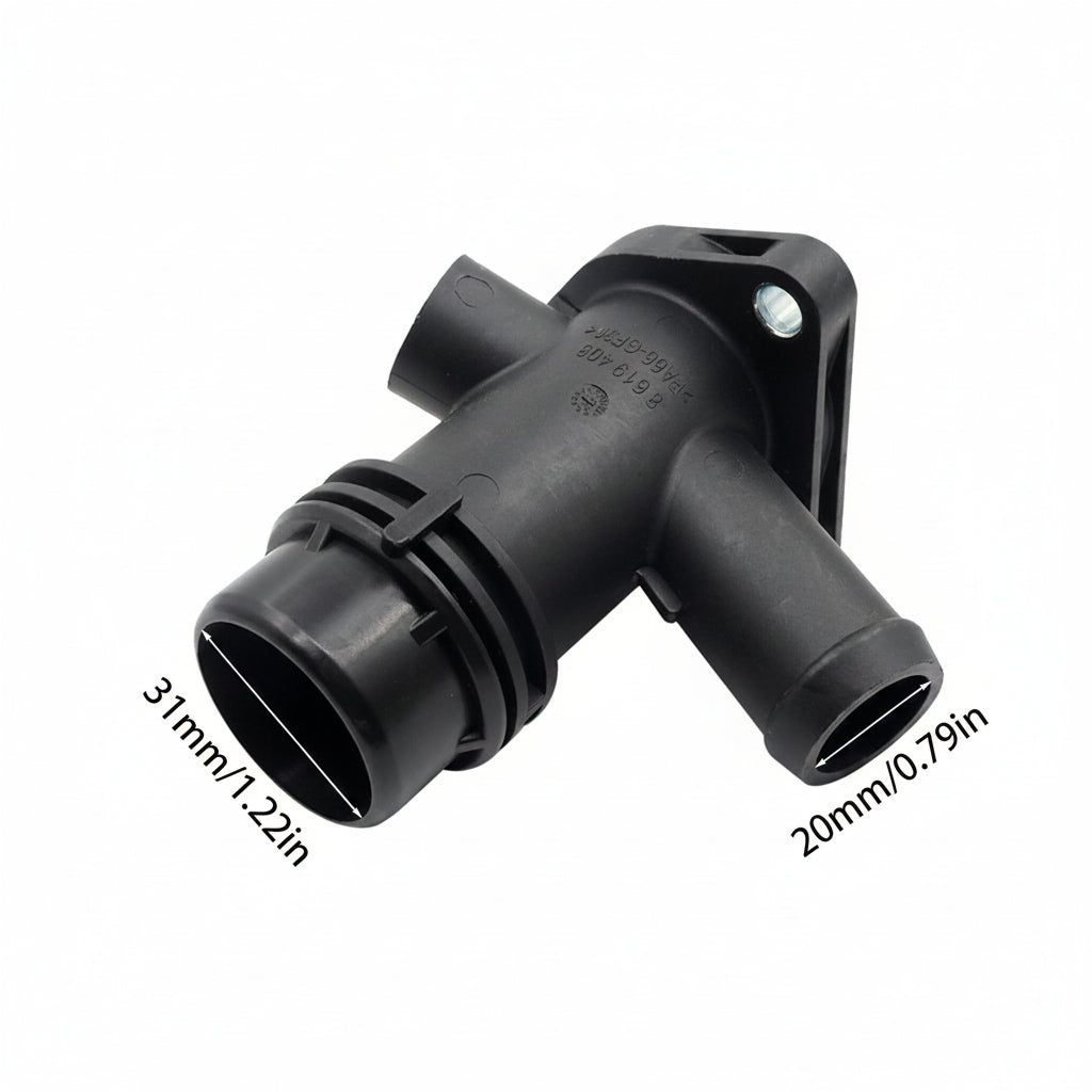 Engine Water Pipe Coolant Hose Connector 11118619408 8619408 Compatible With BMW & 7 (G11, G12) & X4 (G02, F98) Tag No.105