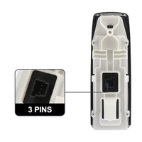 Mercedes-Benz E-CLASS W212 3 Pin Window Black Switch  Compatible with 204/212/207 2128208210 2048700151  2049055302  A2128208210 Tag-SW-06
