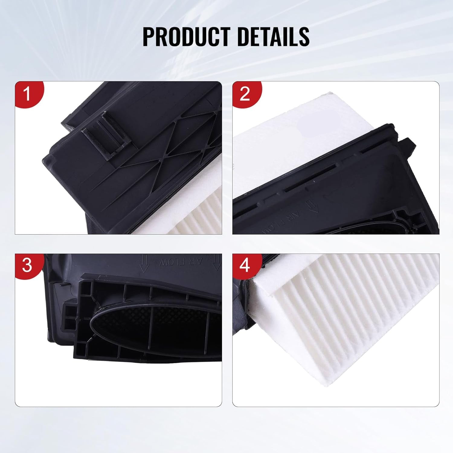 Air Filter  E1328L-2 & 6420940000 & LX3885/S 6420941204 6420941804 6420941904 6420942004 A6420940000 A6420941204 A6420941804 A6420941904 A6420942004 A6420942404 Compatible With MERCEDES-BENZ E-CLASS (W212) & E-CLASS (W213) & GL-CLASS (X164) Tag : 29