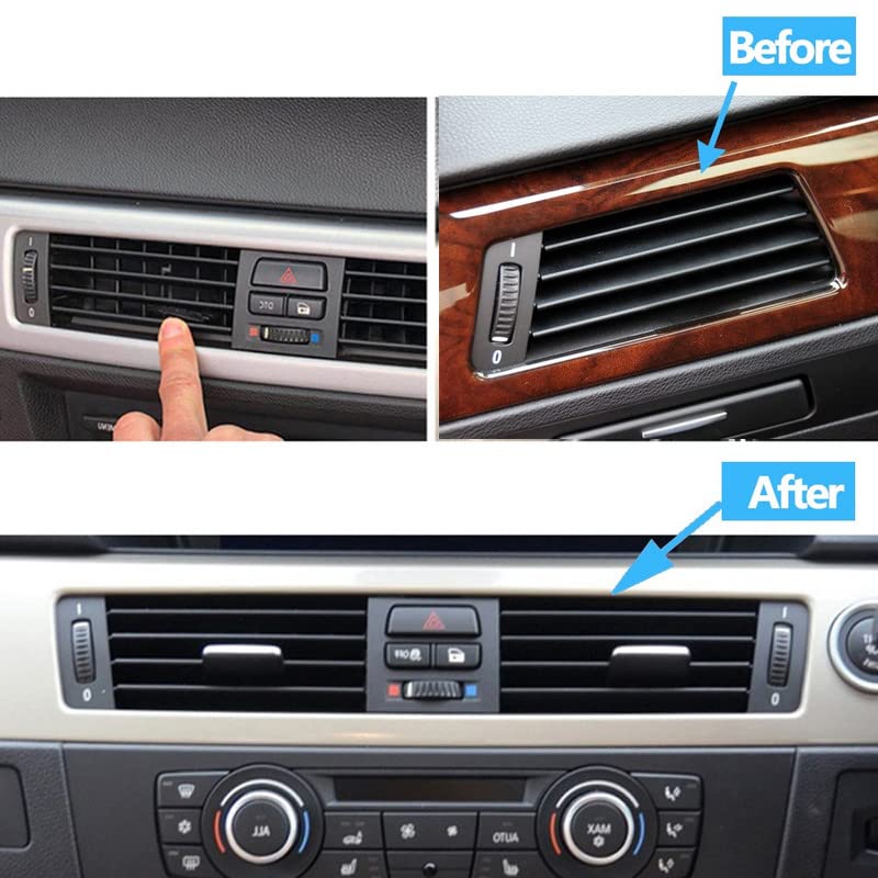 Ac Vent Repair Kit Compatible With Bmw 3 Series Ac Vent Repair Kit 3 Series E90 2005-2012 Centre Right