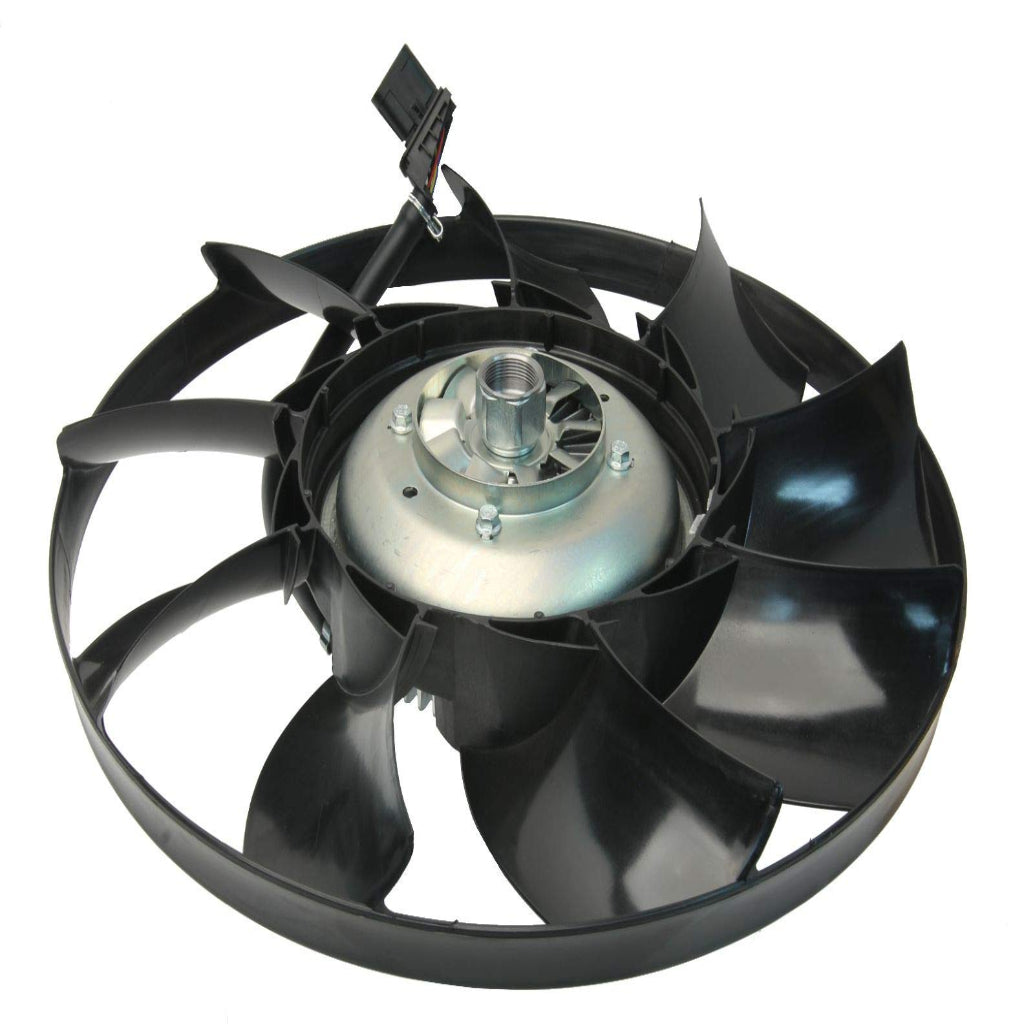 Engine Radiator Cooling Fan Assembly LR012644 Compatible With LAND ROVER RANGE ROVER IV (L405) & RANGE ROVER SPORT I (L320) & RANGE ROVER SPORT II (L494)