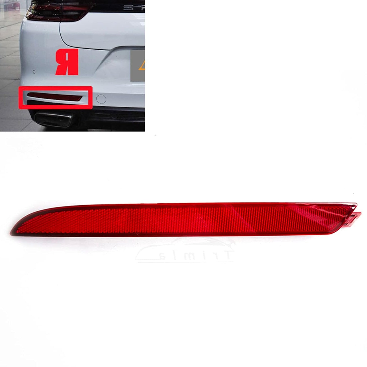 Rear Bumper Reflector Compatible With Porsche Panamera Rear Bumper Reflector Left 971945105A & Right 971945106A (2017-2021) Tag No.161