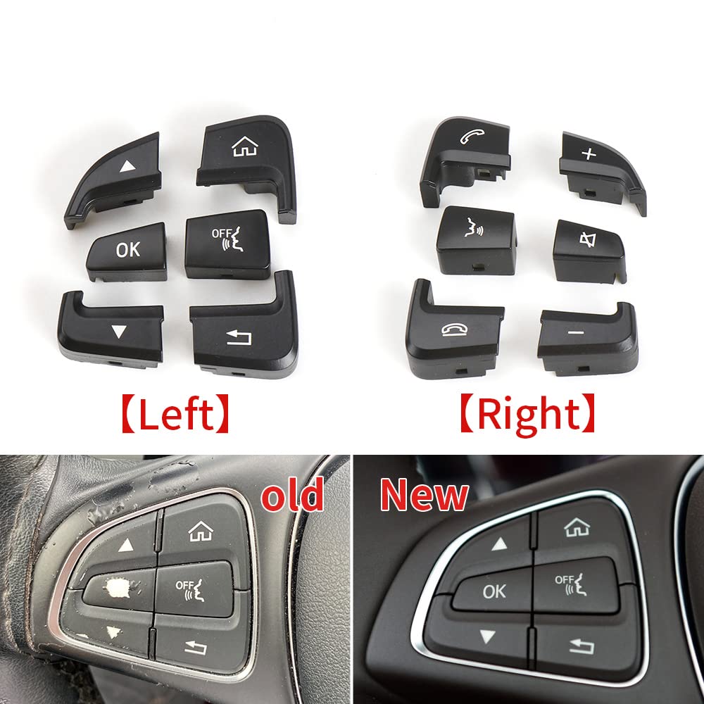 MERCEDES Benz C-CLASS W205/W253 Steering Wheel Switch Brown-Square LH : 0999050200 &  Rh : 0999050300 Tag-SW-102