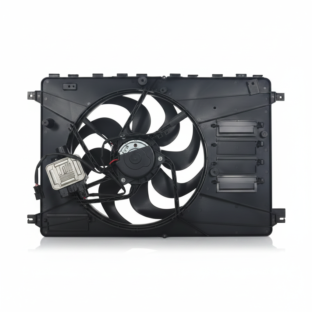Engine Radiator Cooling Fan Assembly 31686806 & LR045248 30723010 30792794 & 31200265 31293778 31305136 31368427    Compatible With VOLVO S60 II (134) & S80 II (124) & XC60 I SUV (156)