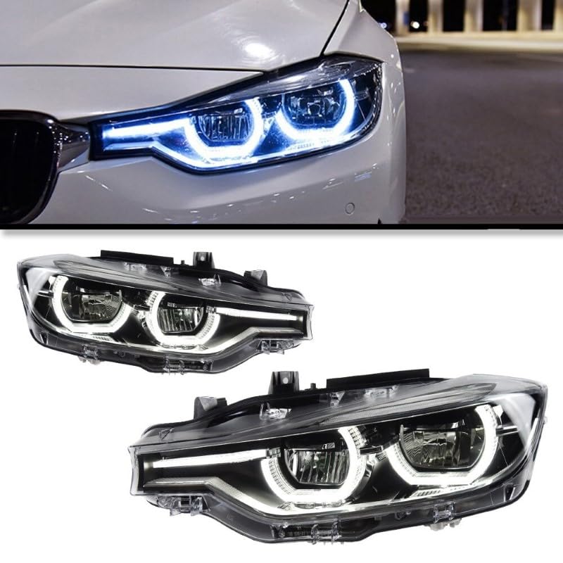 Headlight Headlamp Compatible With Bmw 3 Series F30 2012-2018 Upgraded Projector Lens Led Headlight Headlamp F30 Led Headlight For Helogen