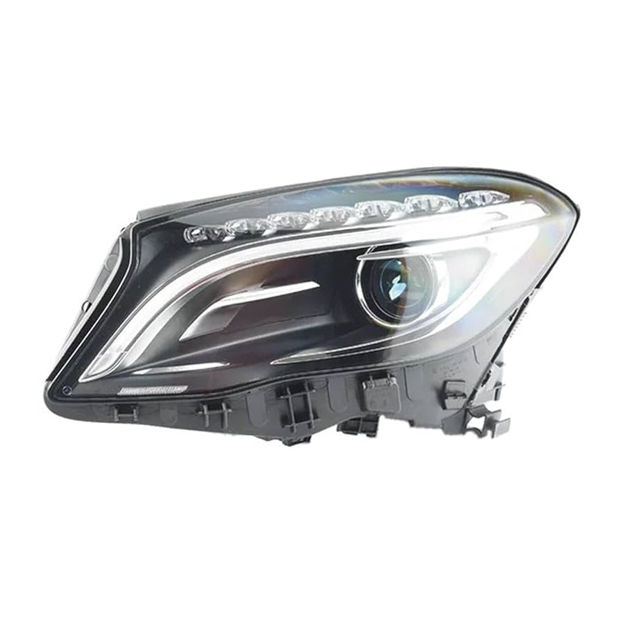 Headlight Headlamp Left A1569063100 & Right A1569063200 (Single Lens) (Without Blaster) Compatible With MERCEDES-BENZ GLA-CLASS (X156) 2014-2017 Tag No.102