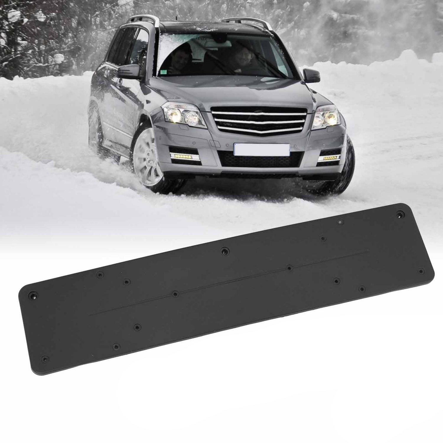 Front Licence Plate Grill 2048171078 Compatible With Mercedes Benz W204 2008-11 Tag No.345