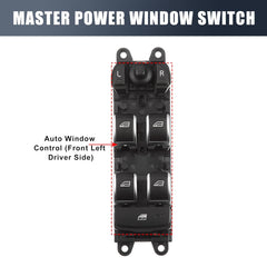Master Power Window Switch Front Driver Side 31415675 Compatible With Volvo S60 XC60