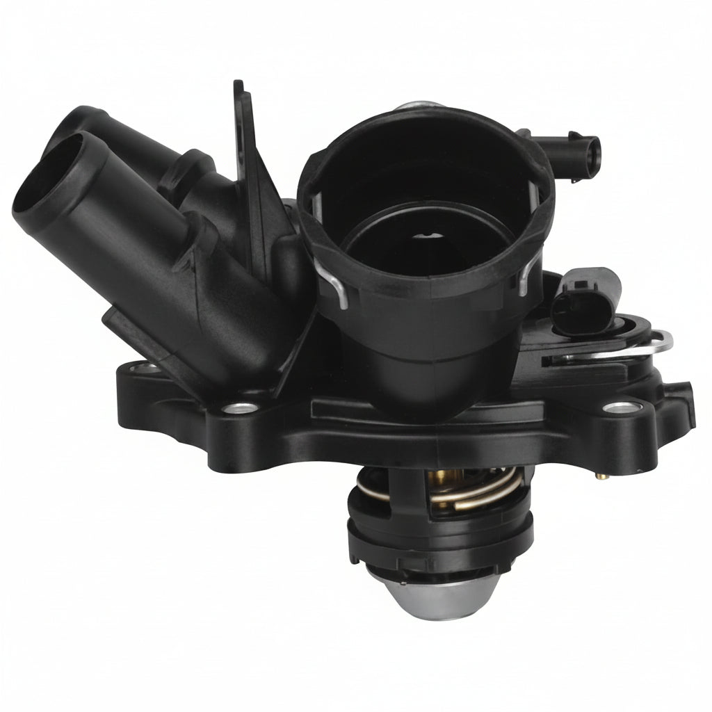 Thermostat Housing Water Coolant Flange 2712000315 2712000115 2712000215 Compatible With MERCEDES-BENZ E-CLASS W212 Tag-E-08