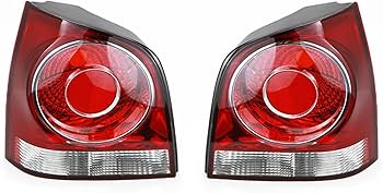 Tail Light Set Left 6Q6945095 & Right 6Q6945096 Compatible With Volkswagen Polo (2002-2009)