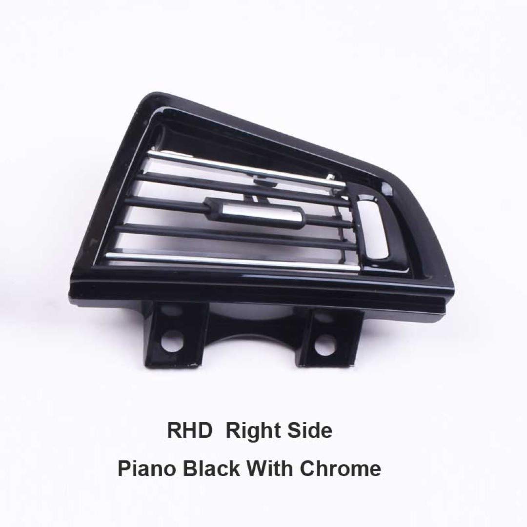 Ac Vent Compatible With Bmw 5 Series F10 2010-2017 6 Series F12 2012-2016 Ac Vent Ac Grill Glossy Black Front Set 64229166885 6422916688 64229166 888