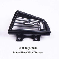 Ac Vent Compatible With Bmw 5 Series F10 2010-2017 6 Series F12 2012-2016 Ac Vent Ac Grill Glossy Black Front Set 64229166885 6422916688 64229166 888