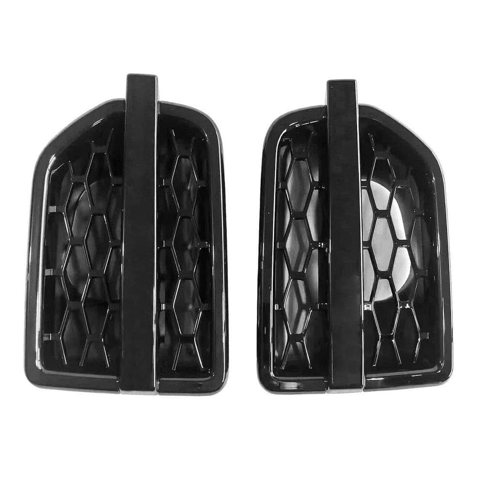 Mud Flap Grille/Air Intake Fender Vents Side Grille Set (BLACK) Left LR023734 & Right LR023733 Compatible With Land Rover Discovery 4 L391