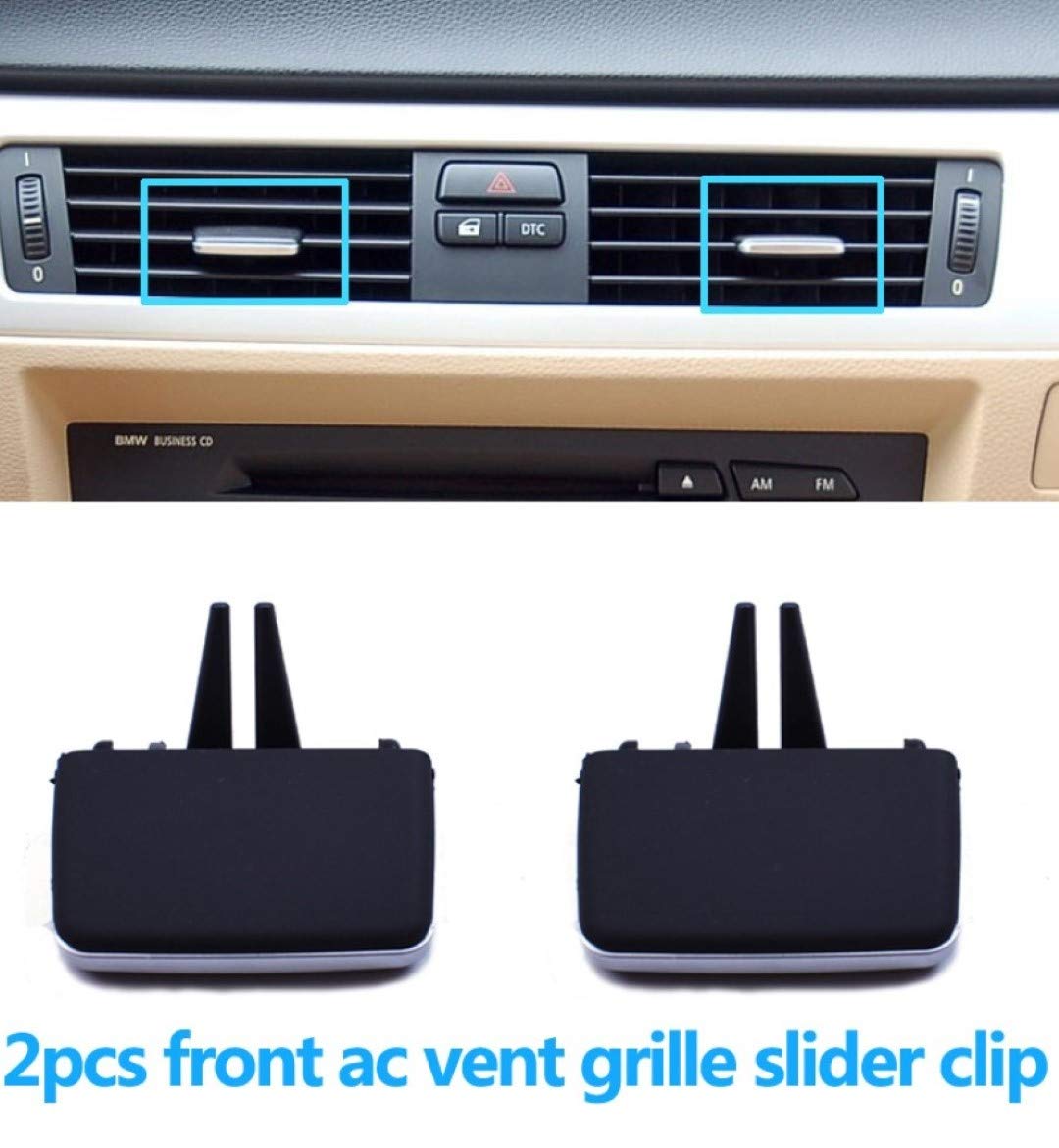 Ac Vent Compatible With Bmw 3 Series Ac Vent 3 Series E90 2004-2012 Front Slider