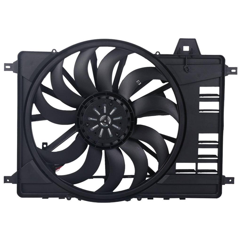 Engine Radiator Cooling Fan Assembly LR099669 Compatible With LAND ROVER DISCOVERY SPORT (L550) RANGE ROVER EVOQUE (L538)