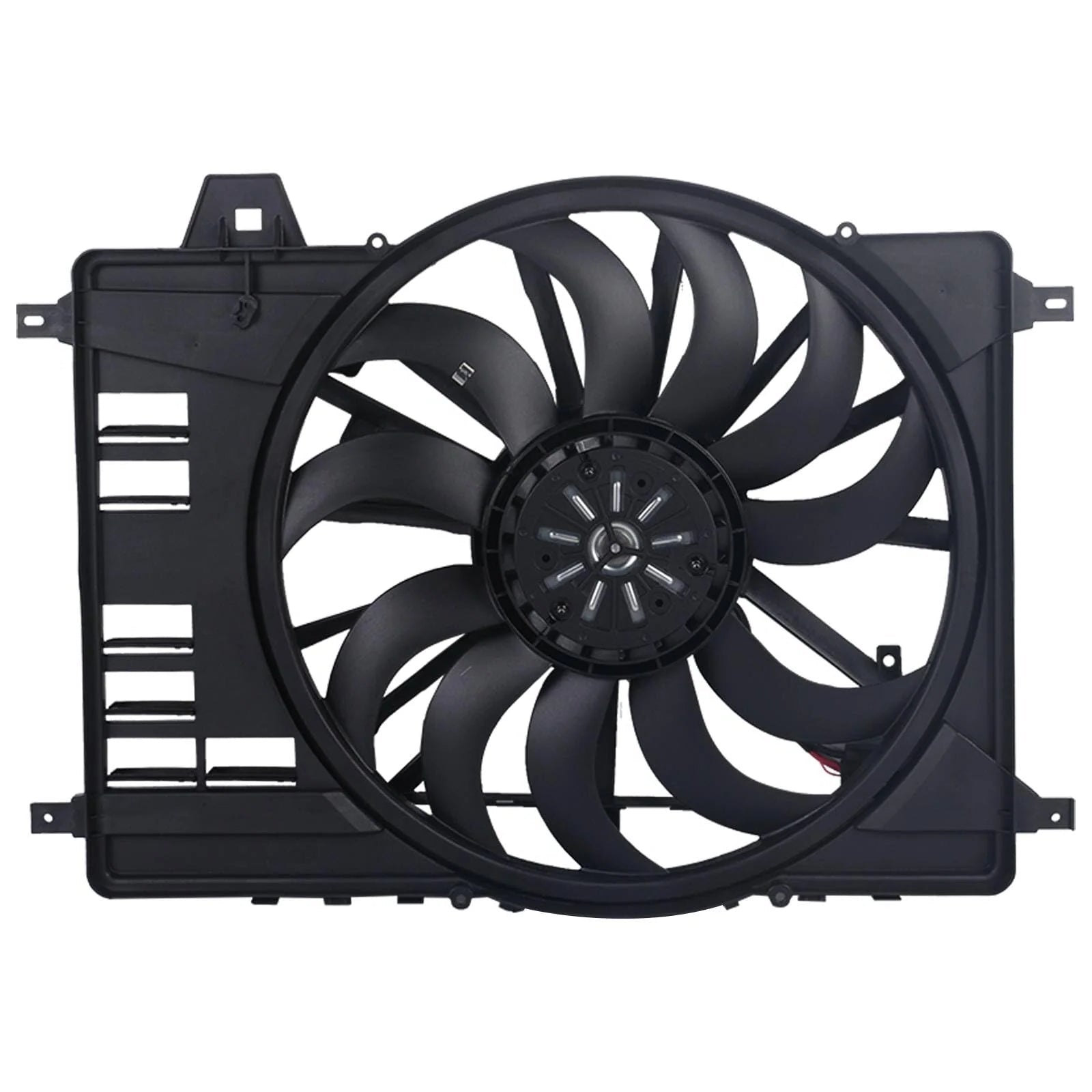 Engine Radiator Cooling Fan Assembly LR099669 Compatible With LAND ROVER DISCOVERY SPORT (L550) RANGE ROVER EVOQUE (L538)
