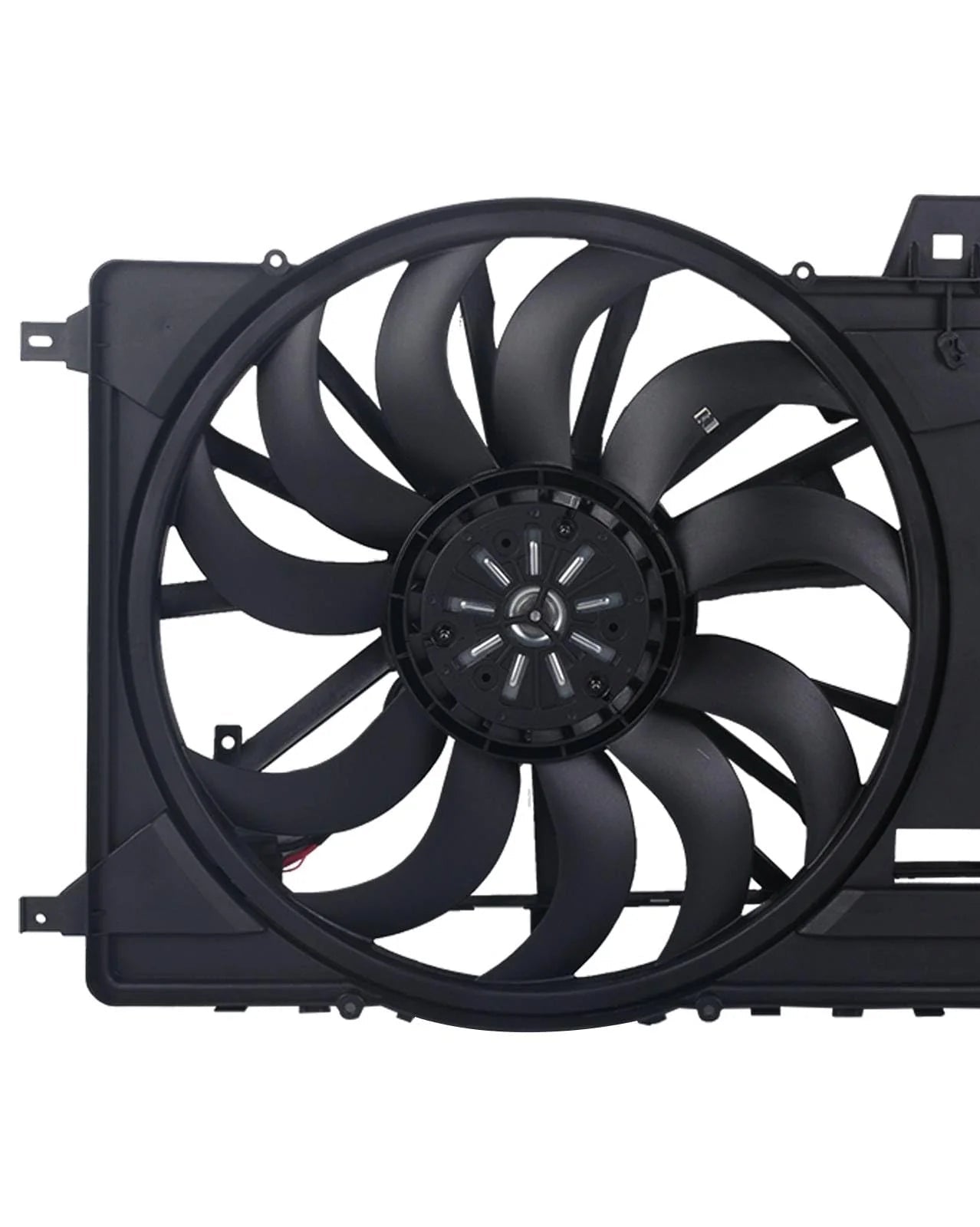Engine Radiator Cooling Fan Assembly LR099669 Compatible With LAND ROVER DISCOVERY SPORT (L550) RANGE ROVER EVOQUE (L538)