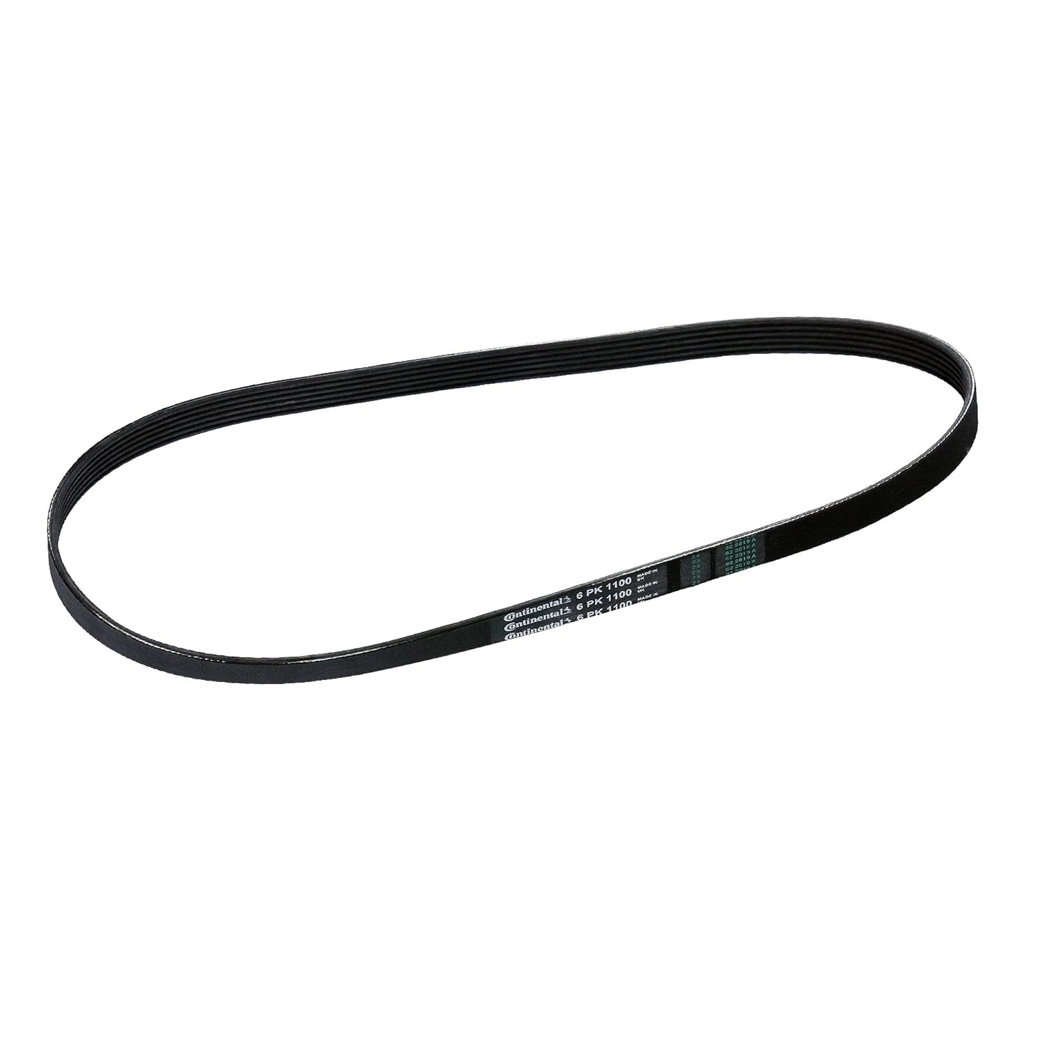Multi RIB Belt 6PK1100 06J260849F 06Q903137A 1K0260849B Compatible With AUDI A6 C7 (4G2, 4GC) | A6 / S6, Q3 (8UB, 8UG)  (CONTINENTAL)