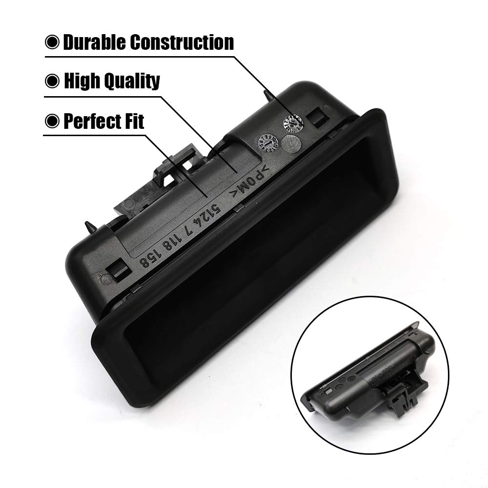 Dicky Switch 51247118158 Compatibility Across BMW 3 Series E90 E93 E92 & 5 Series E60, X5 E70, E71  E72 Models Tag-SW-72