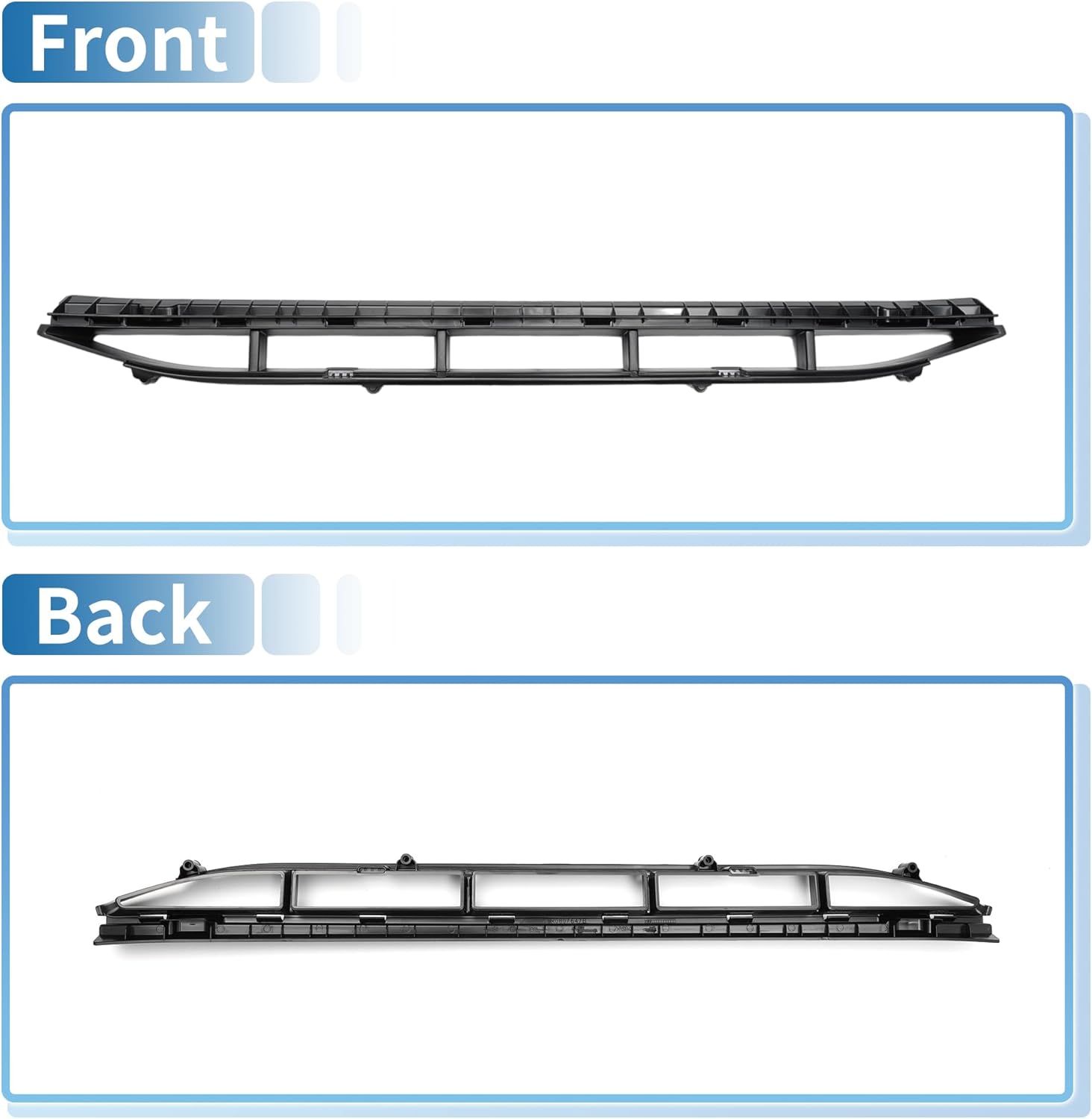 Front Bumper Central Grille 8R0807647B Compatible With  AUDI Q5 S-Line 2013-2017 Tag No.153