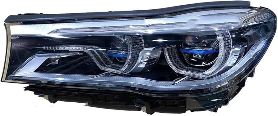 Complete Headlight Assy Left 63117408703 & Right 63117408704 Compatible With BMW 7 Series G11/G12 (2016-2019) Tag No.78