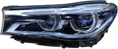 Complete Headlight Assy Left 63117408703 & Right 63117408704 Compatible With BMW 7 Series G11/G12 (2016-2019) Tag No.78
