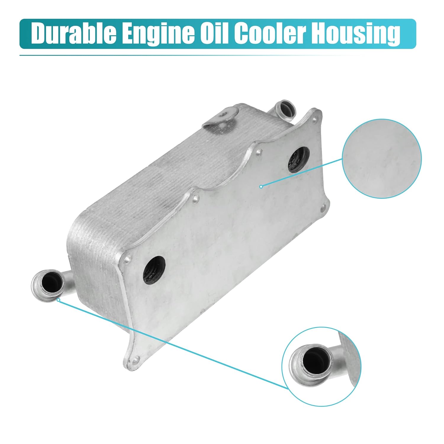 Oil Cooler 94810728121 94810728122 Compatible With PORSCHE CAYENNE (92A) PANAMERA (970)