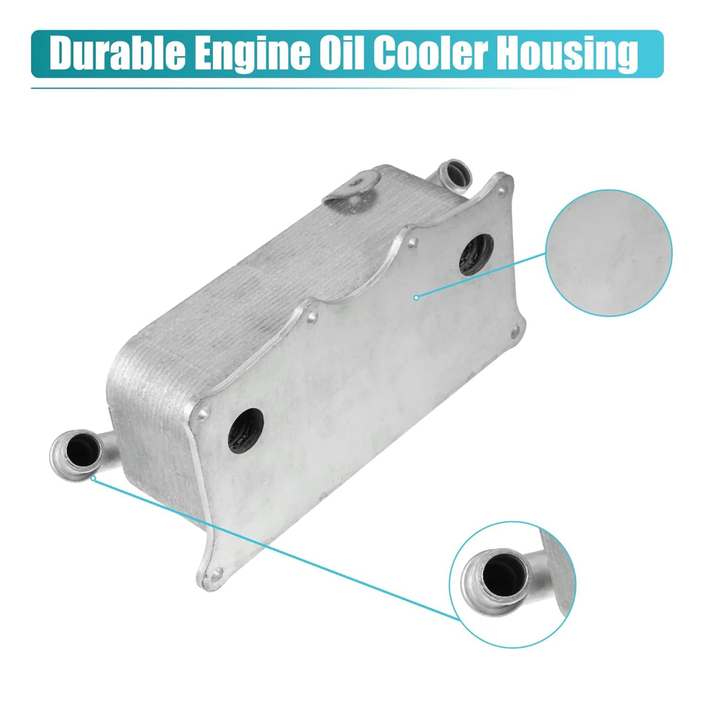 Oil Cooler 94810728121 94810728122 Compatible With PORSCHE CAYENNE (92A) PANAMERA (970)