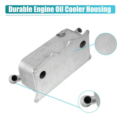 Oil Cooler 94810728121 94810728122 Compatible With PORSCHE CAYENNE (92A) PANAMERA (970)