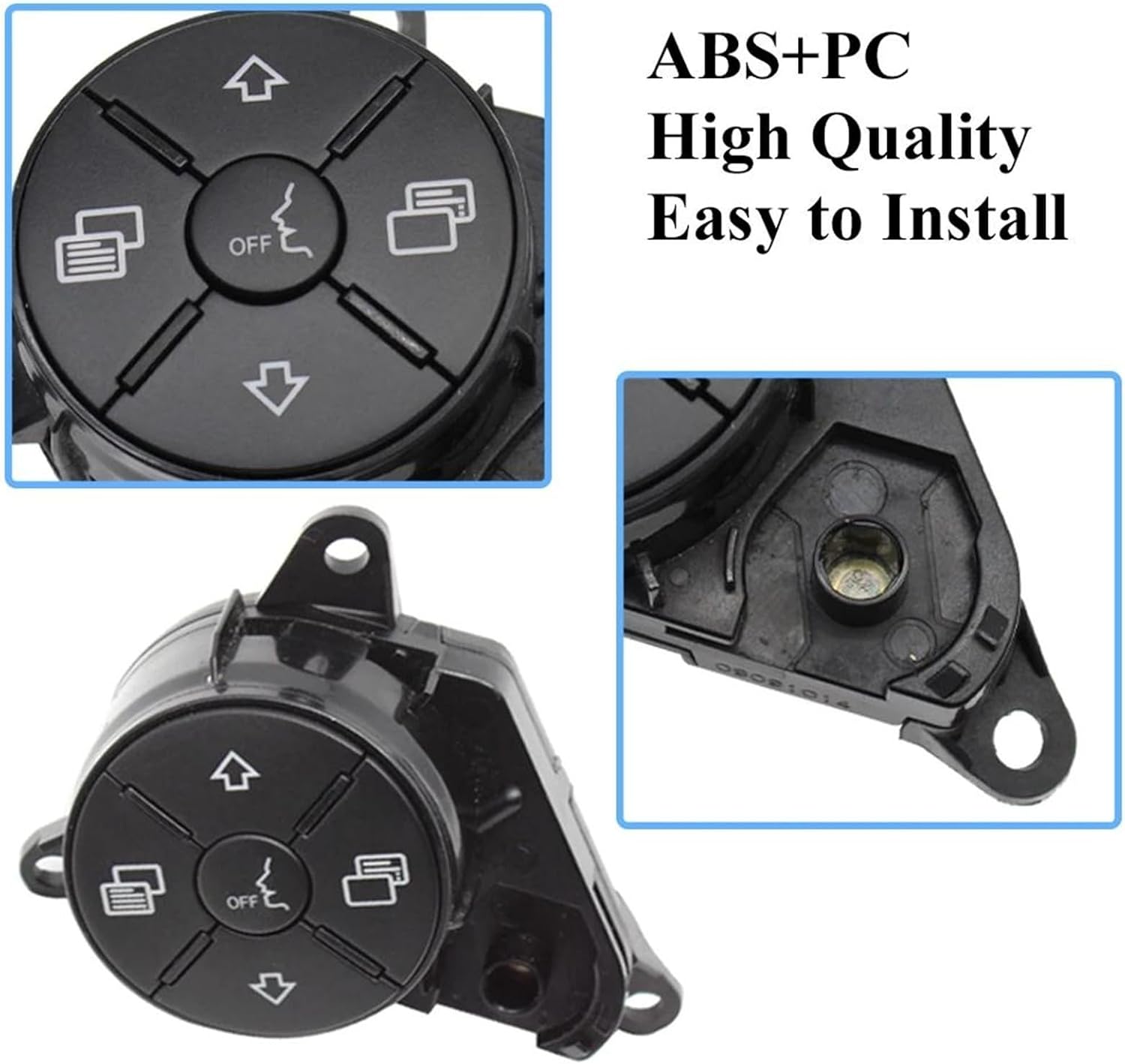 Enhanced Control: Genuine Mercedes-Benz 164/251 Complete Steering Wheel Switch Set (Brown-Round) for M-Class W164 & R-Class W251 Left 1648700558 & Right 1648700658 Tag-SW-87