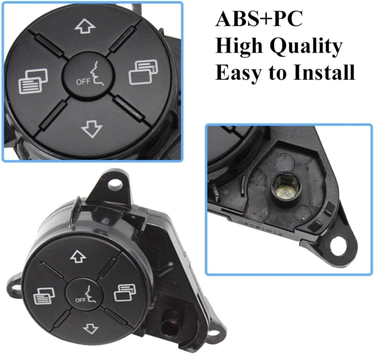 Enhanced Control: Genuine Mercedes-Benz 164/251 Complete Steering Wheel Switch Set (Brown-Round) for M-Class W164 & R-Class W251 Left 1648700558 & Right 1648700658 Tag-SW-87