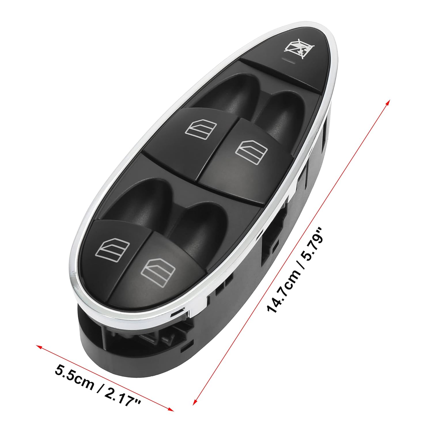 Enhance Your Window Control: Genuine Benz E-CLASS W211 3 Pin Window Switch Compatible with E-CLASS W211/219 Models 2118213679 2118213579  2118210058 2118219951 Tag-SW-23