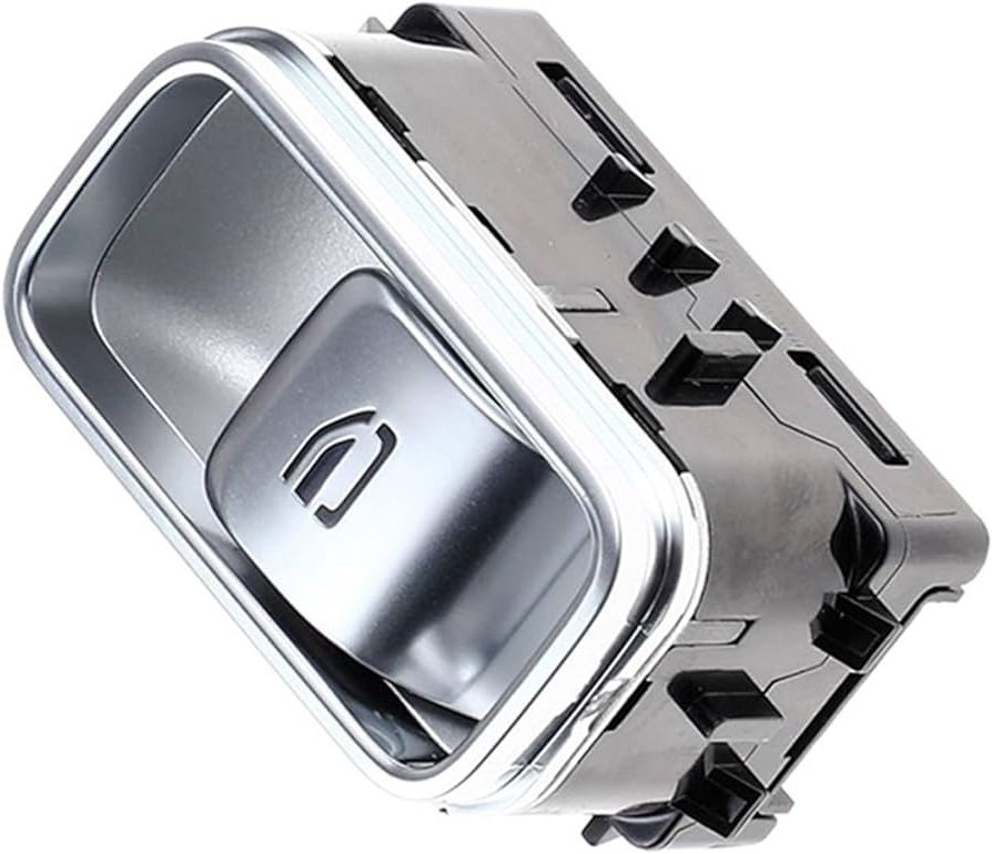 Silver Window Switch  1679054601  A1679054601 Compatible With MERCEDES BENZ GLS W167 & GLE W167 Tag-SW-64