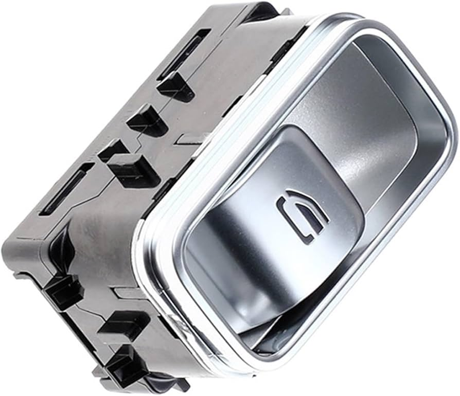 Silver Window Switch  1679054601  A1679054601 Compatible With MERCEDES BENZ GLS W167 & GLE W167 Tag-SW-64