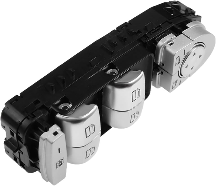 Power Window Switch Black 2139050000 Compatible With Mercedes Benz For C CLASS (W205) For GLC (W253)