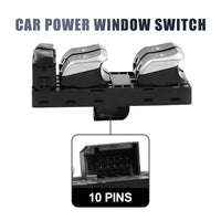 Power Window Switch 4G0959851 4GD959851B 4G09598515PR  Compatible with Audi A6 (4G) (10 Pin) Tag No.10