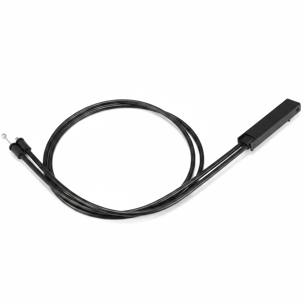 Front Hood Release Cable 51237183773 Compatible With BMW 5/6/7 Series F01 F10 F06 F12 F13 F18 (2008-17)