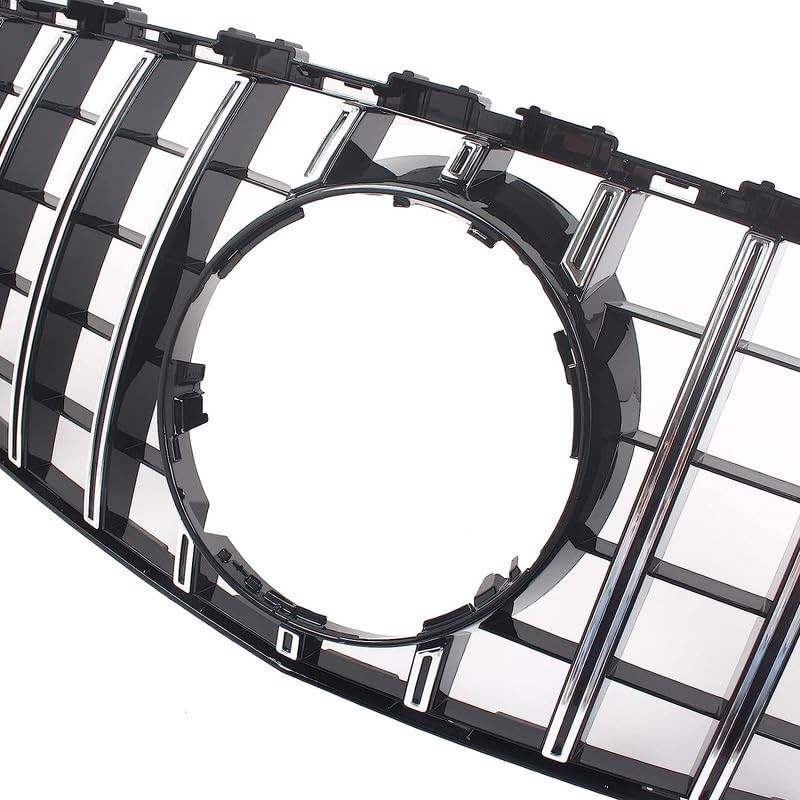 Front Bumper Grill Compatible With Mercedes Benz A Class W176 A180 A200 A250 A45 Amg Gtr 2016-2019 Front Bumper Grill W176 Grill Gtr Silver 2016