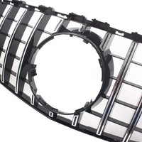 Front Bumper Grill Compatible With Mercedes Benz A Class W176 A180 A200 A250 A45 Amg Gtr 2016-2019 Front Bumper Grill W176 Grill Gtr Silver 2016