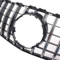 Front Bumper Grill Compatible With Mercedes Benz A Class W176 A180 A200 A250 A45 Amg Gtr 2016-2019 Front Bumper Grill W176 Grill Gtr Silver 2016