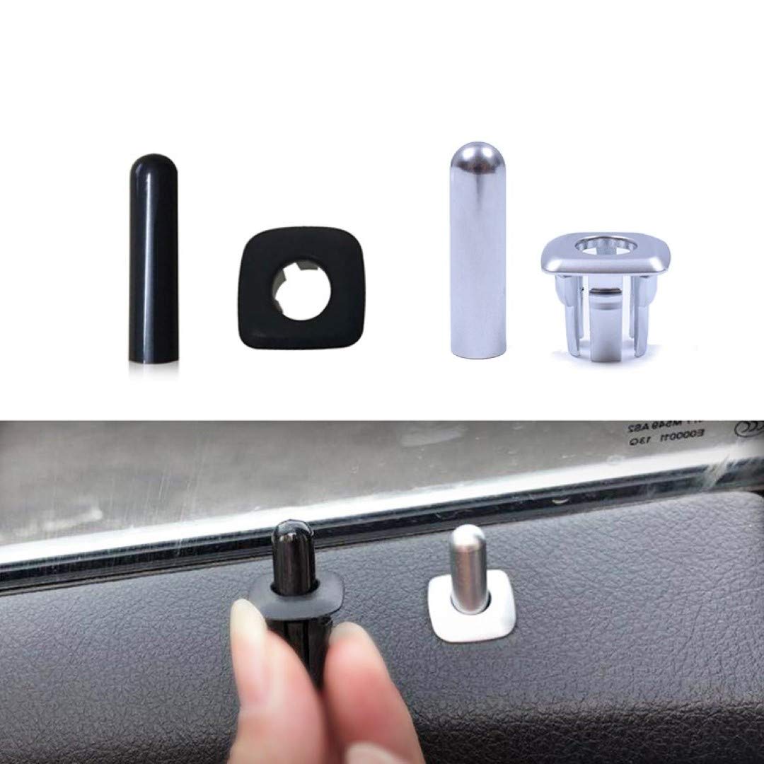 Compatible with BMW 5 Series Door Knob 1 Series 2011-2016 3 Series 2012-2018 5 Series 2010-2018 6 Series 7 Series 2009-2016 X1 2016-2020 X3 2010-2016 X5 X6 14-20 Black