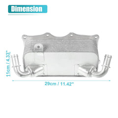 Oil Cooler 94810728121 94810728122 Compatible With PORSCHE CAYENNE (92A) PANAMERA (970)