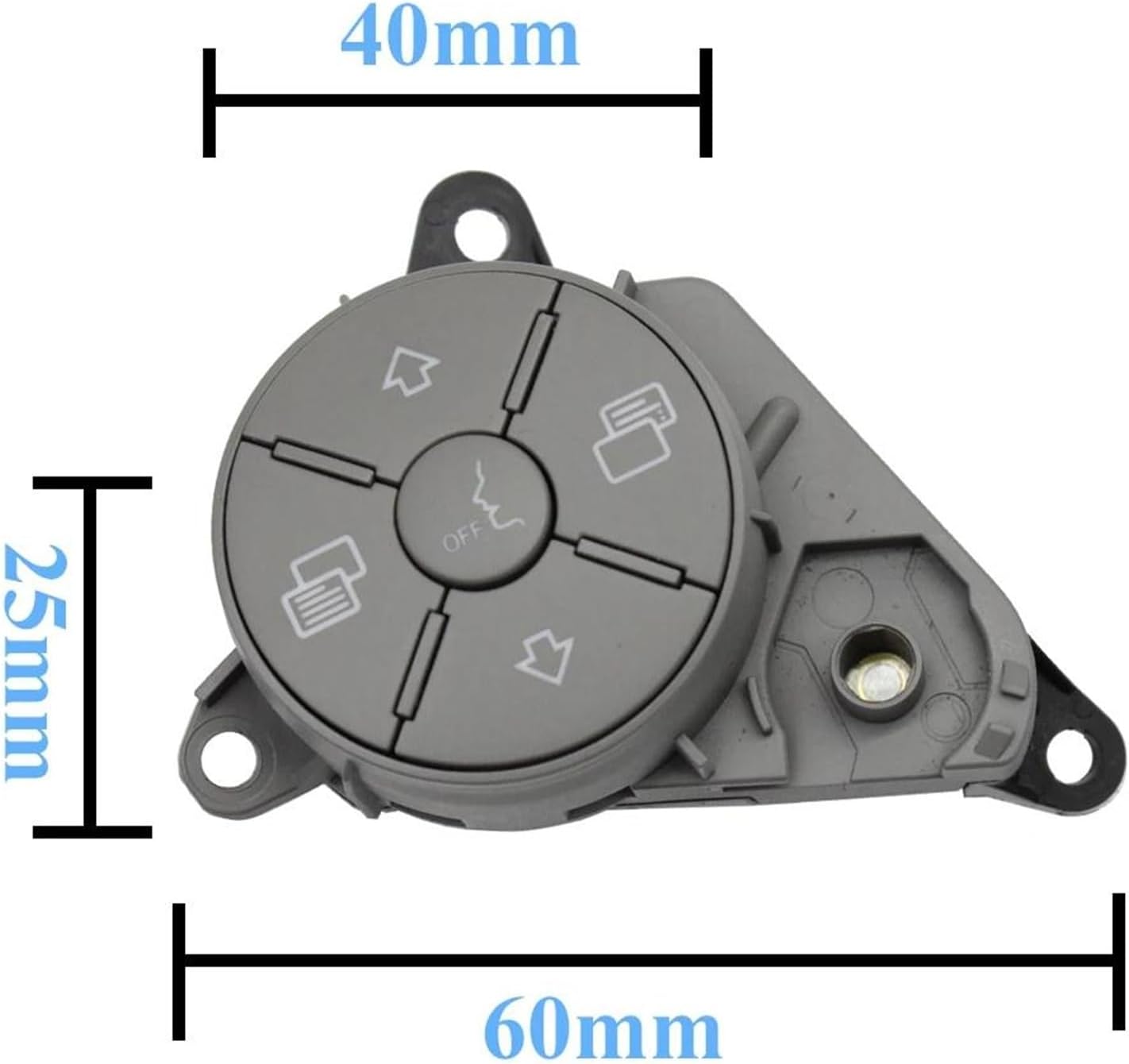 Enhanced Control: Genuine Mercedes-Benz 164/251 Complete Steering Wheel Switch Set (Brown-Round) for M-Class W164 & R-Class W251 Left 1648700558 & Right 1648700658 Tag-SW-87