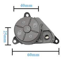 Genuine Mercedes-Benz 164/251 Complete Steering Wheel Switch Set (Beige-Round) for M-Class W164 & R-Class W251, V251 Left 1648700558 & Right 1648700658 Tag-SW-86