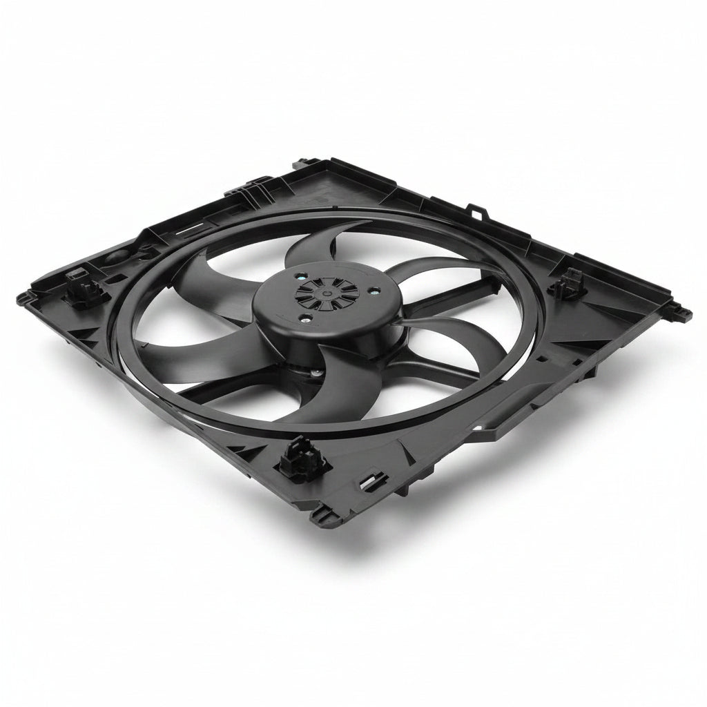 Engine Radiator Cooling Fan Assembly 17428509740 17417589031 17427804620 Compatible With BMW 5 Series (F10) & 6 Convertible (F12)