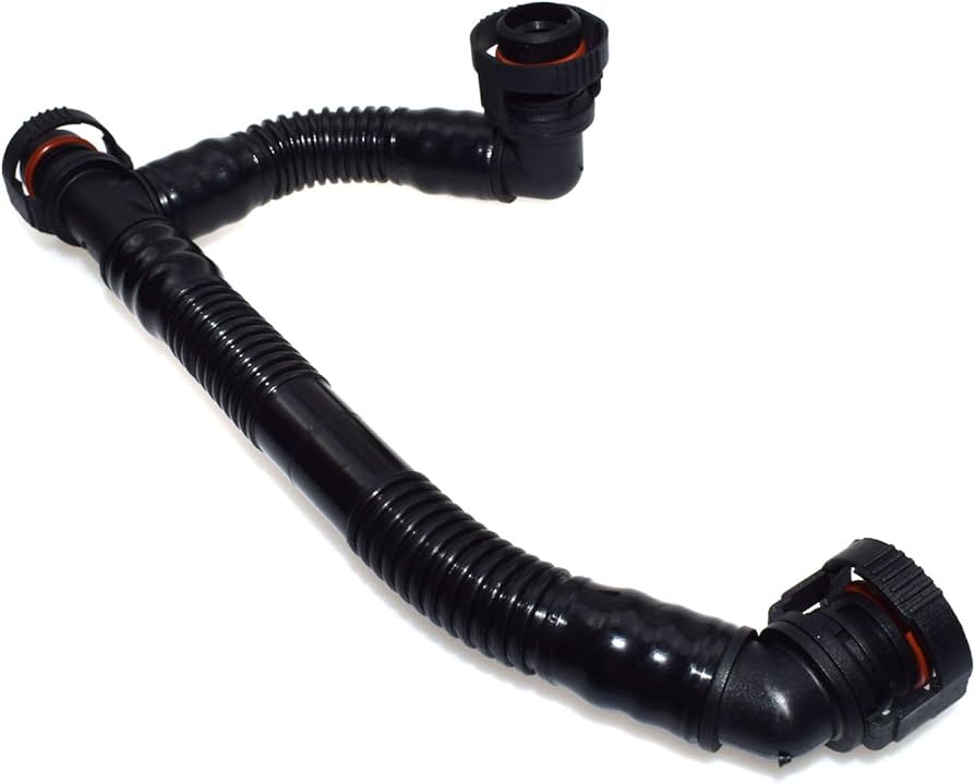 Crankcase Breather Hose Vent Valve to Intake Manifold 11617559530 Compatible With BMW E90 E60 E85 E66