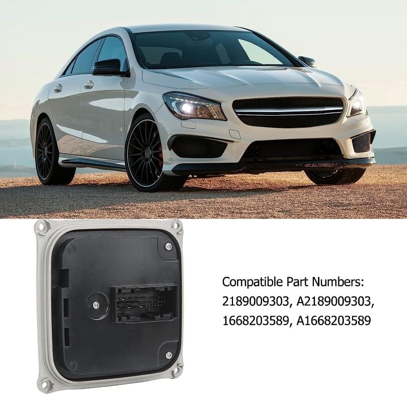 Headlight Ballast Module Blaster Compatible With Mercedes Gla W156 X156 2013-2019 Cla W117 C117 2013-2019 A Class W176 2014-2016 Headlight Ballast Module Blaster 2189009203