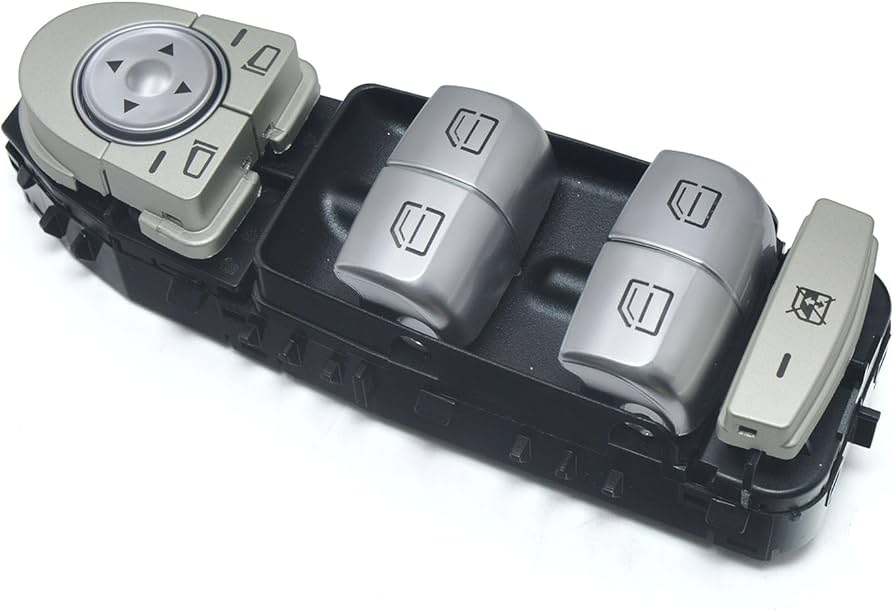 Power Window Switch Black 2139050000 Compatible With Mercedes Benz For C CLASS (W205) For GLC (W253)