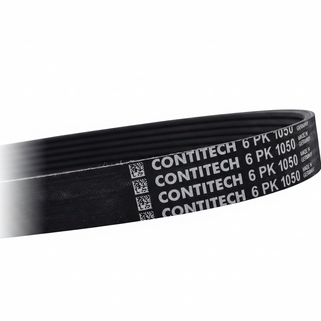 Multi Rib Belt 6PK1050 03G903137B Compatible With SKODA OCTAVIA II (1Z3) | LAURA SUPERB II (3T4) (CONTINENTAL)