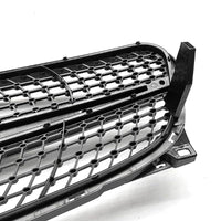 Front Bumper Grill Compatible With Mercedes Gla W156 X156 2014-2016 Front Bumper Panamericana Grill W156 Grill Diamond Silver